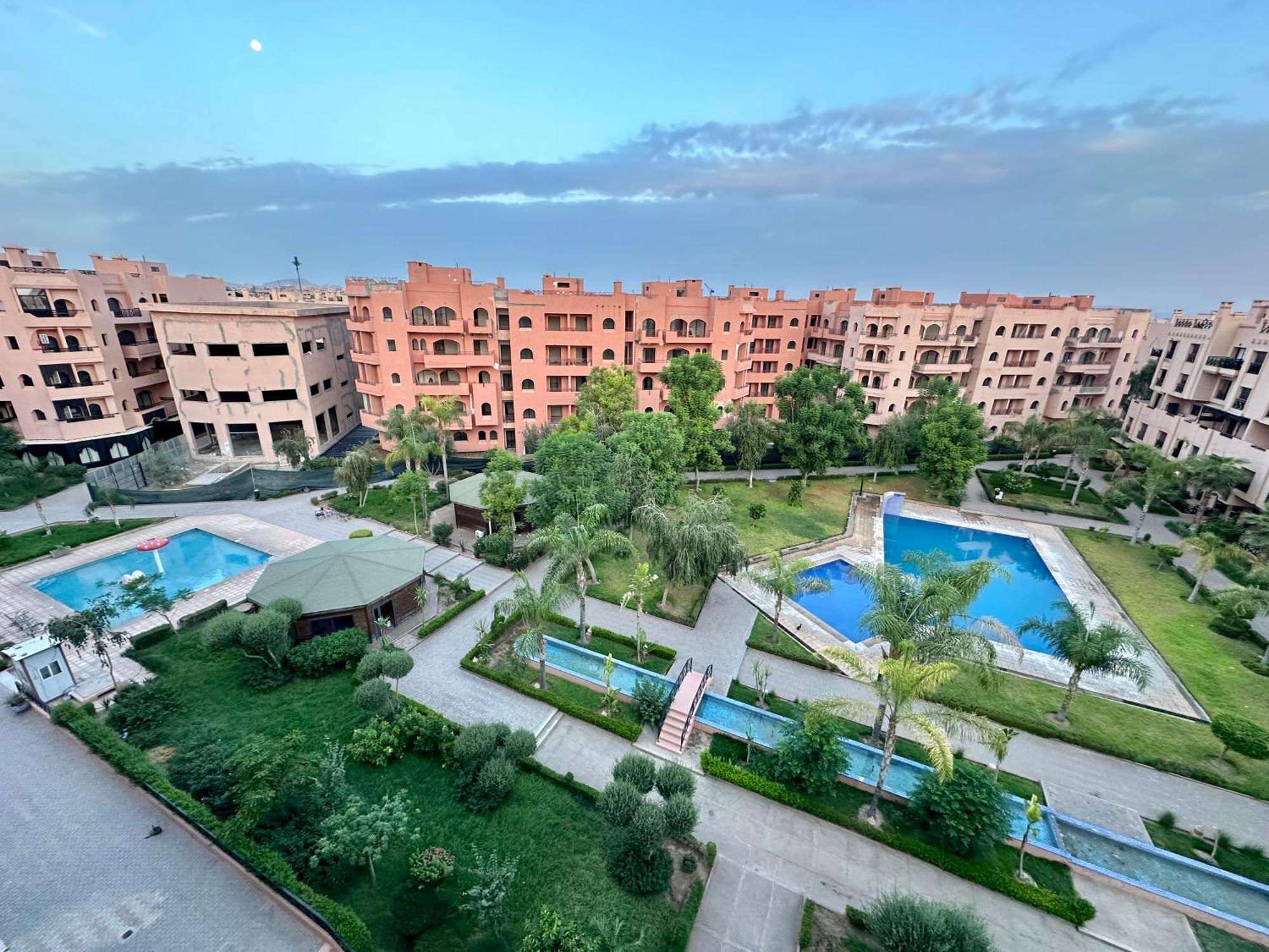 Oasis De Detente Avec Terrasse Et Vue Sur Piscine Marrakesh Esterno foto