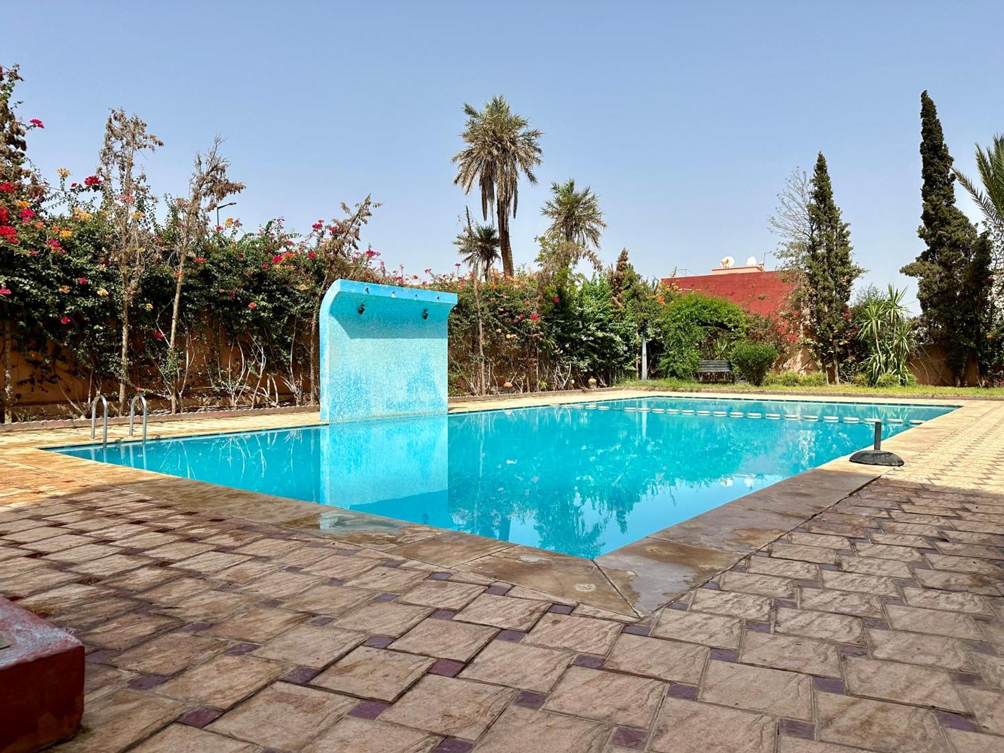 Oasis De Detente Avec Terrasse Et Vue Sur Piscine Marrakesh Esterno foto